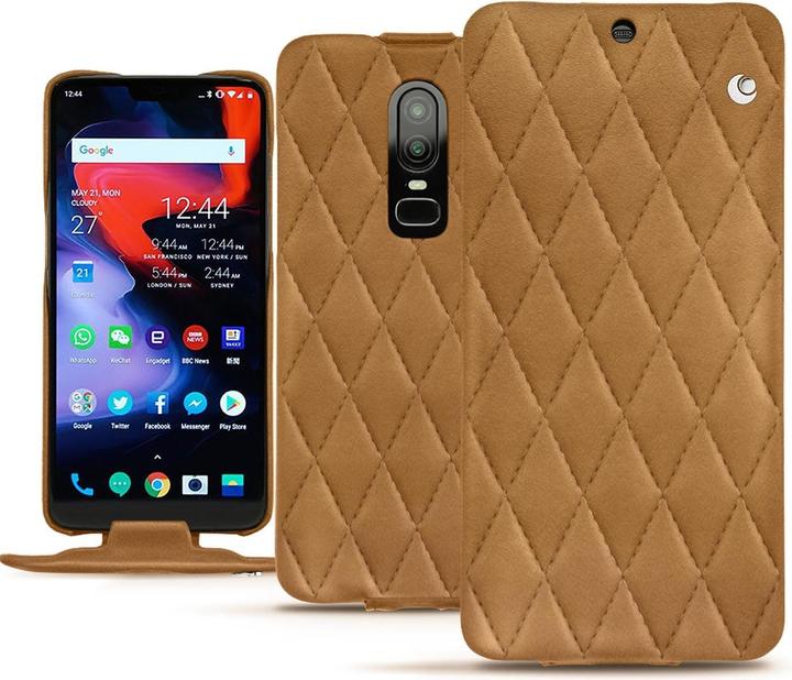 Produktbild Noreve Lederschutzhülle vertikal (OnePlus 6)