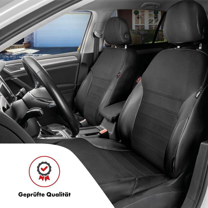Image du produit Walser Housse de siège pour VW Tiguan (5N) 09/2007-07/2018, 2 housses de siège individuelles