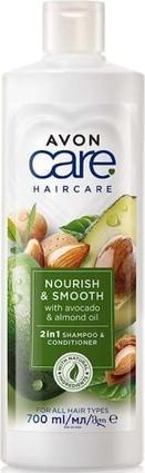 Actual product image Avon Shampoo and conditioner 2 in 1 Nourish & Smooth (2 in 1 shampoo & conditioner) 700 ml (700 ml)