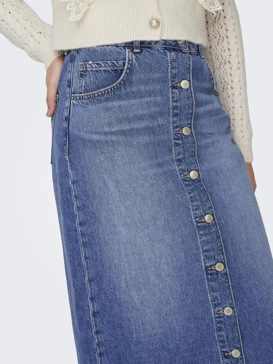 Produktbild Only Hohe Taille Langer Rock Jeansrock (XS)
