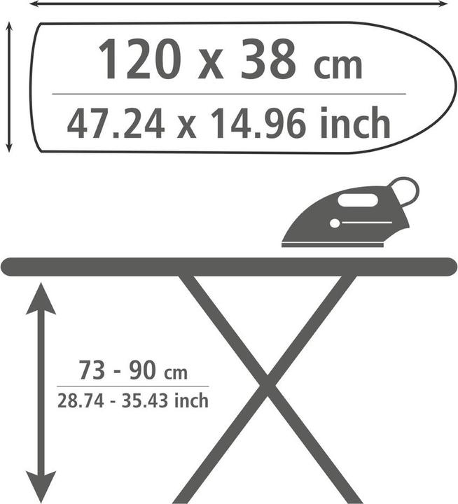 Immagine prodotto Wenko Classico (120 x 38 cm)