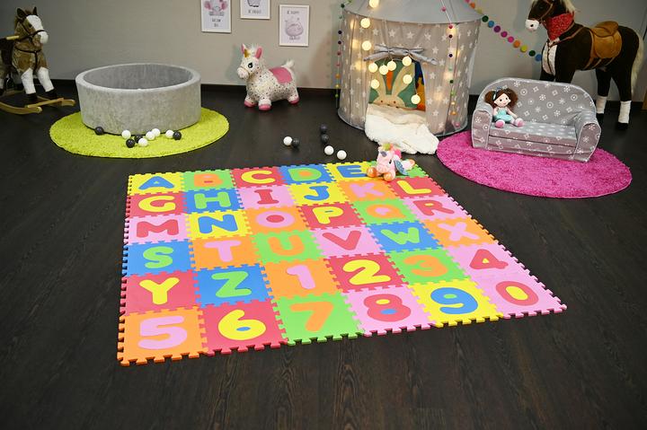 Image du produit Knorrtoys Puzzlematte - "Alphabet + Zahlen" /36-tlg./30cm (30 x 30 cm)