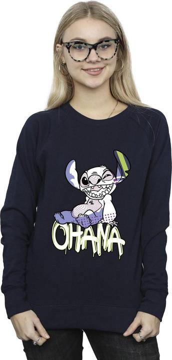 Immagine prodotto Disney Lilo And Stitch Ohana Graffiti Felpa Donna (M)