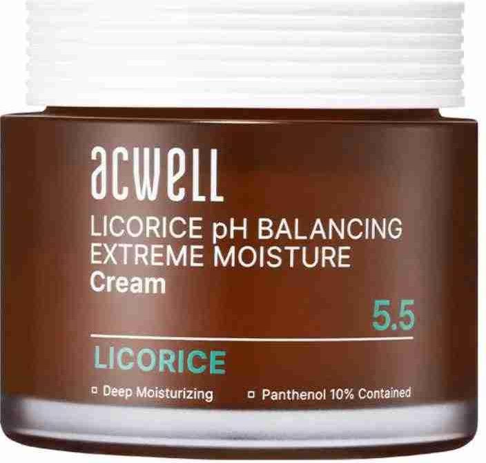 Immagine prodotto Acwell Crema Idratante Estrema Riequilibrante pH alla Liquirizia (55 ml, Crema 24h)