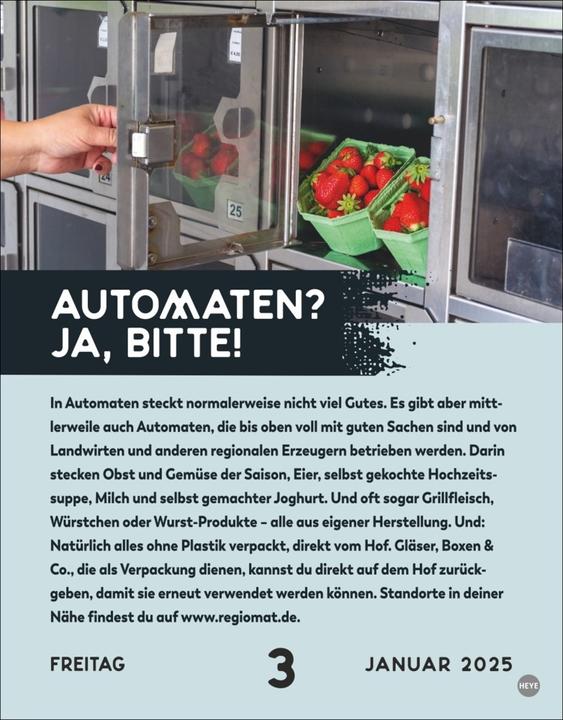 Produktbild Heye Trick 17 Tagesabreisskalender 2025 (Deutsch)