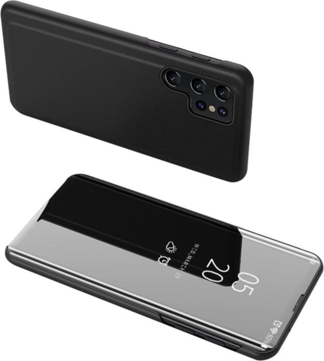 Apfelkiste Clear View Standing Flip Cover Tasche (Samsung Galaxy S25 Ultra)