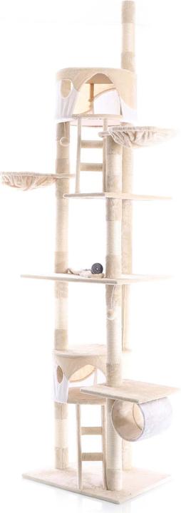 Produktbild Wiltec Katzenkratzbaum (260 cm, beige/weiss)