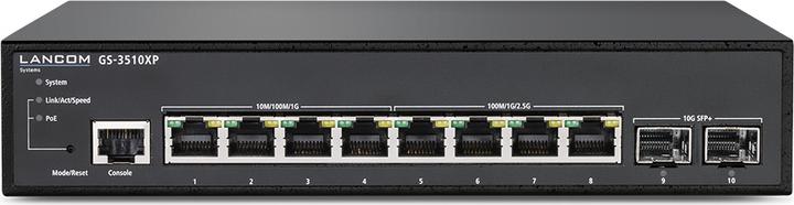Produktbild Lancom Systems 4x RJ-45,. RJ-45, SFP+, PoE VLAN (10 Ports)