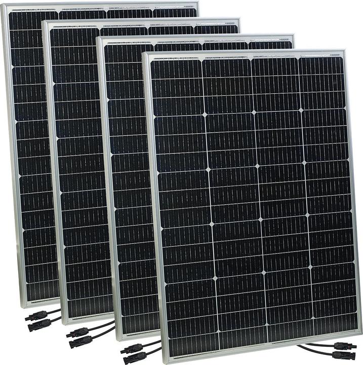 Produktbild Revolt 4er-Set mobile monokristalline Solarpanele (150 W)