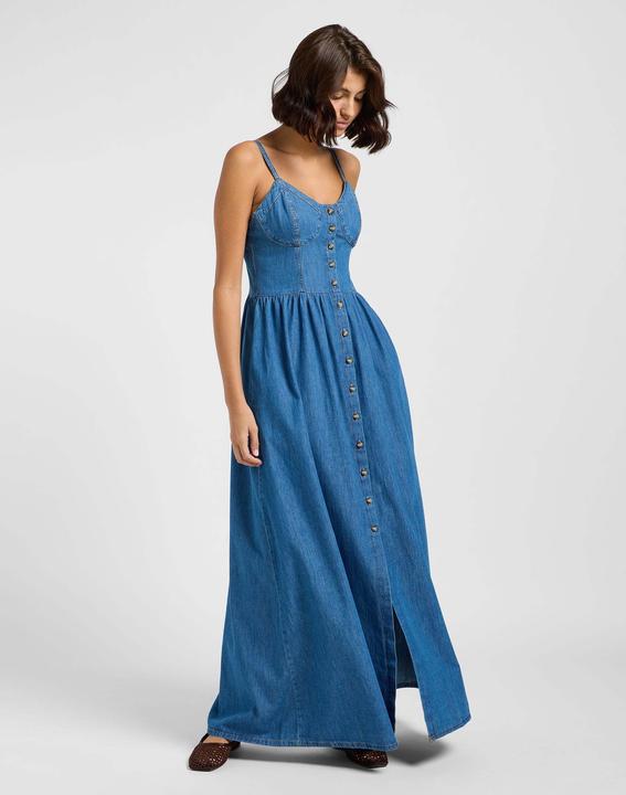 Image du produit Lee Jeanskleid Corset Maxi Dress (S)