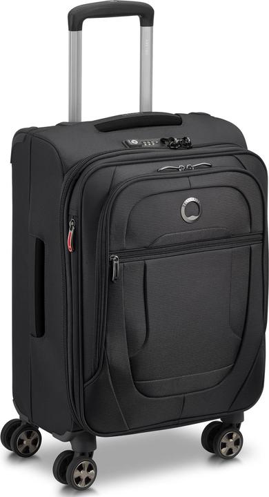 Actual product image Delsey Helium DLX Expandable -matkalaukku, musta (43 l, Hand luggage (up to 50 litres))