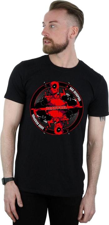 Actual product image Mens Deadpool Good Bad T-Shirt (L)