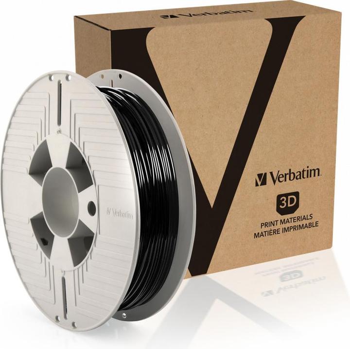 Actual product image Verbatim Black, RAL 9005 (PMMA, Carbon, 2.85 mm, 500 g, Black)