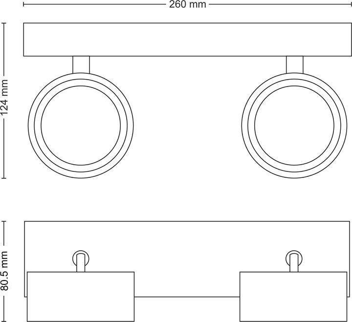 Actual product image Philips LED Bracia (1100 lm)