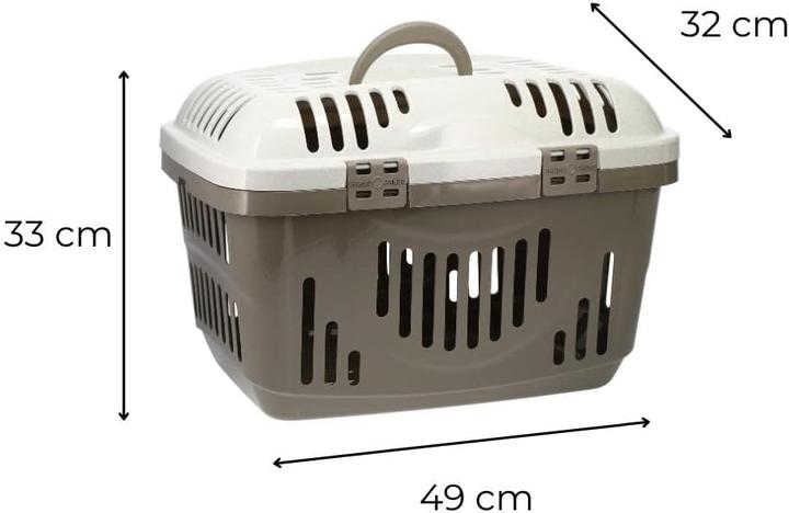 Produktbild GarPet Transportbox (Hund, Kleintier, Katze, Komplett zu öffnen, Atmungsaktiv, Sicherheitsverschluss, Waschbar)