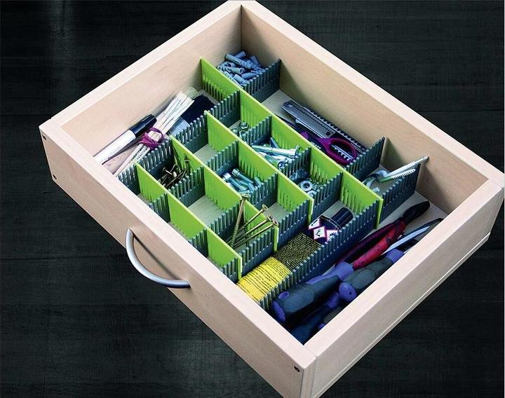 Actual product image Purvario Storage strips for drawers 8-piece