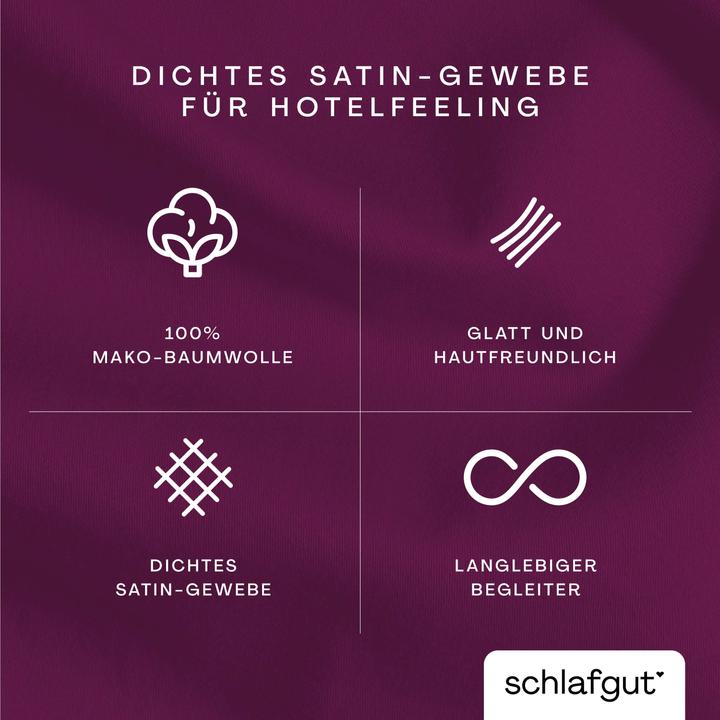 Image du produit schlafgut Woven Satin (Housse de couette, 140 x 200 cm)
