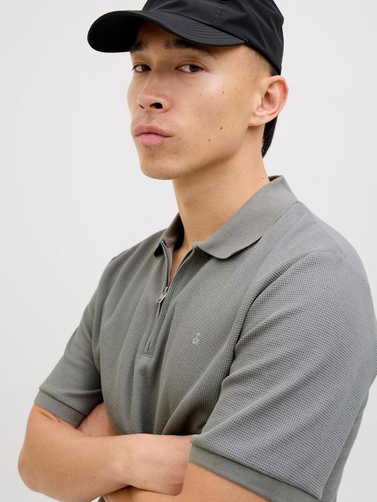 Actual product image Jack & Jones Jjeaustin Zip Polo Ss Noos (S)