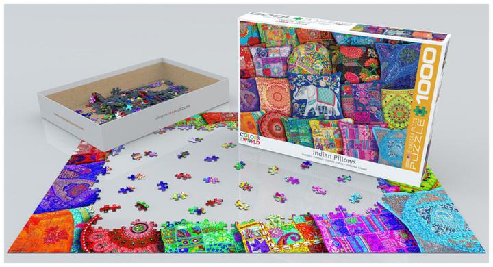 Produktbild Eurographics Indische Kissen (1000 Teile)