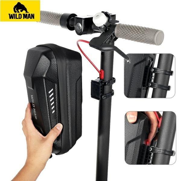 Actual product image Wildman Etui/uchwyt na hulajnogę ES8X Max sakwa na ramę czarna/black