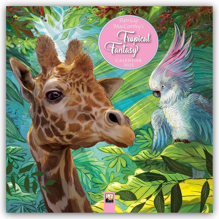 Actual product image Patricia MacCarthy's Tropical Fantasy - Tropical Fantasy 2025 (305 x 305 mm, Hardcover, German)
