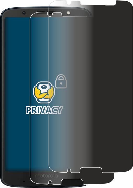 Productafbeelding BROTECT Sichtschutzfolie Anti-Spy Privacy Folie Blaulicht-Schutz (2 Stuk, Motorola Moto G6 Plus)