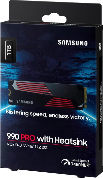 Image du produit Samsung 990 Pro with Heatsink (1000 Go, M.2 2280)