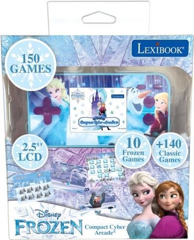 Produktbild Lexibook JL2367FZ Disney Frozen Die Eiskönigin ELSA Compact Cyber Arcade Tragbare Spielkonsole, 1