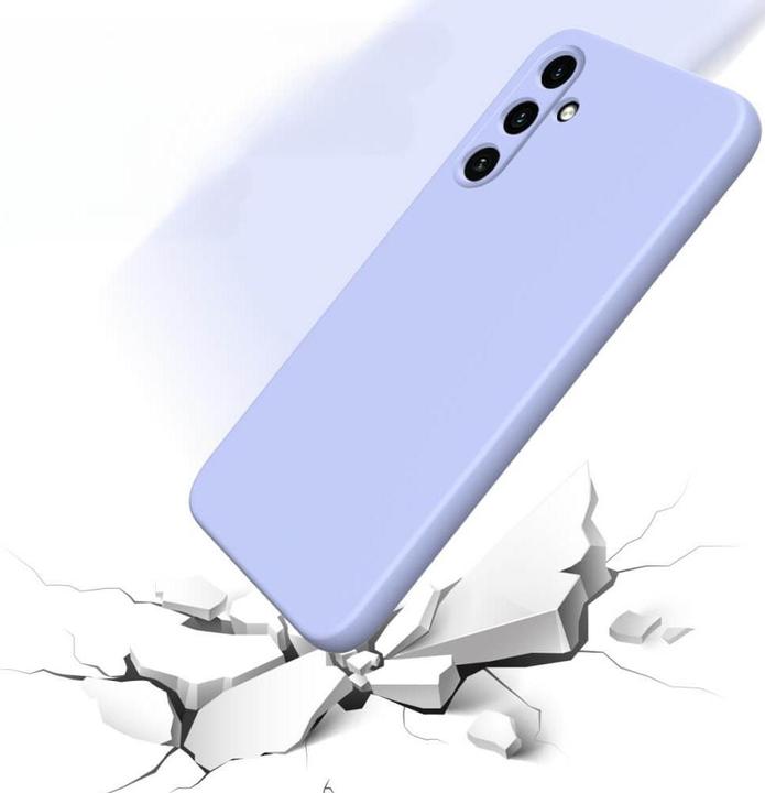 Image du produit Cover-Discount Galaxy A55 - Housse en caoutchouc silicone violet (Samsung Galaxy A55)