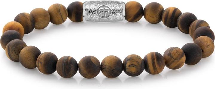 Image du produit Rebel & Rose Bracelet Mad Tiger Lilly RR-80023-S-L Hommes (19 cm, Acier inoxydable, œil de tigre)