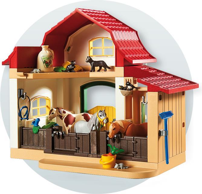 Image du produit Playmobil Ferme de poneys (5684, Playmobil Country)