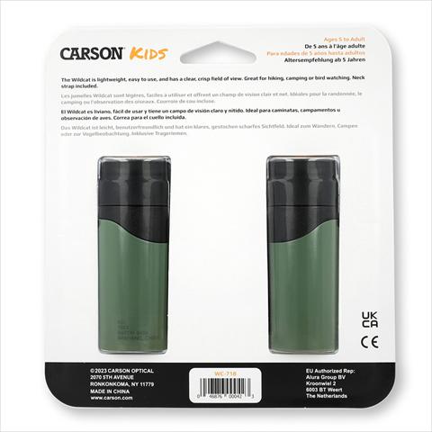Actual product image Carson Binoculars Wildcat 7x18 (7 x)