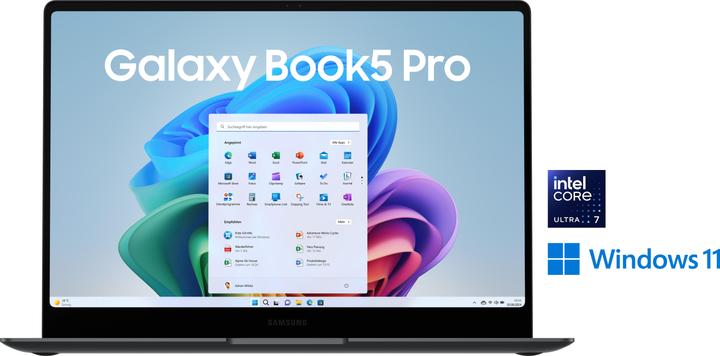 Produktbild Samsung Galaxy Book5 Pro (14", Intel Core Ultra 7 258V, 32 GB, 512 GB, DE)