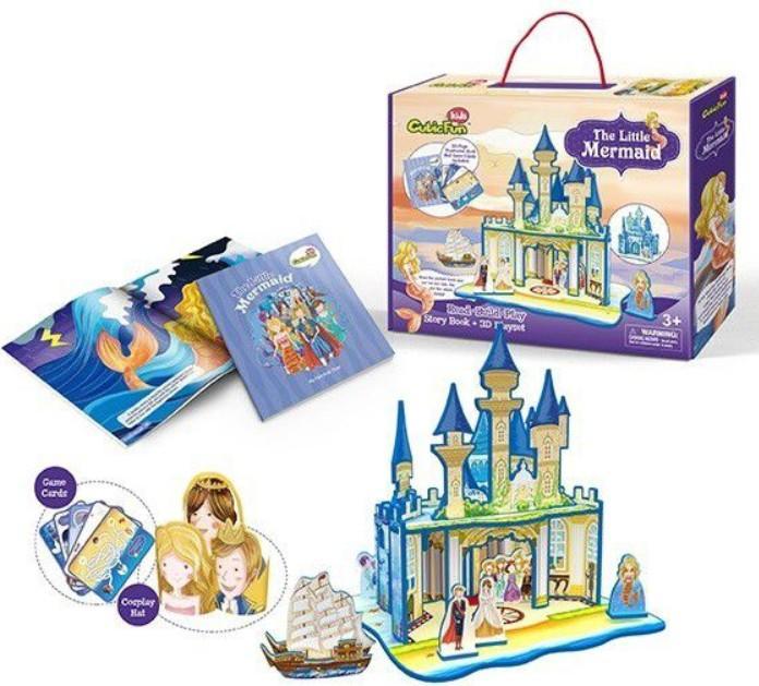 Actual product image Cubicfun 3D Puzzle - The Little Mermaid - Difficulty: 2/8 (24 pieces)