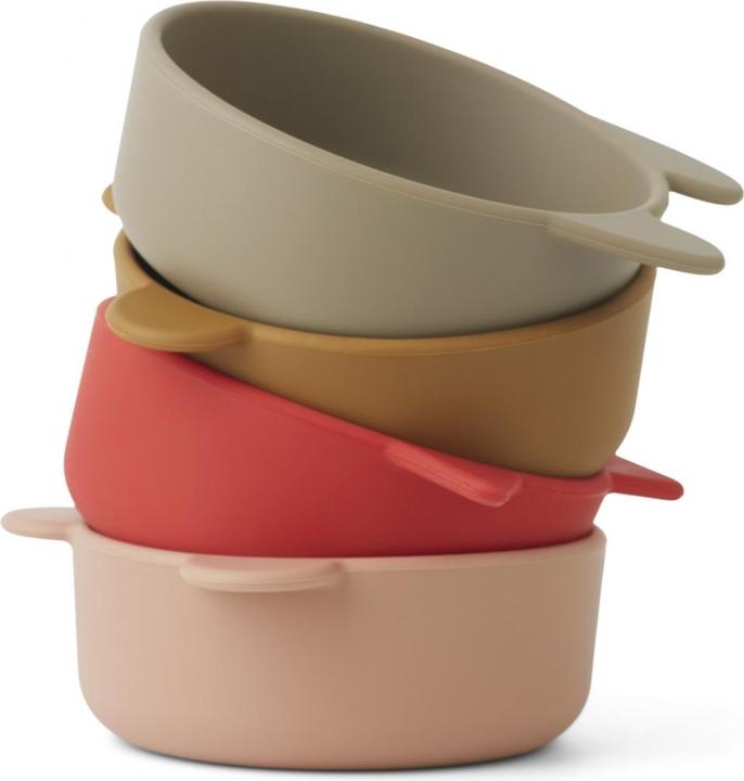 Actual product image Liewood Silicone Bowl Set Iggy Apple Red - Tuscany