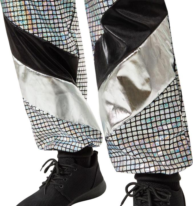 Produktbild tectake Herrenkostüm Retro 80er 90er Jahre Disco Jogginganzug (S)