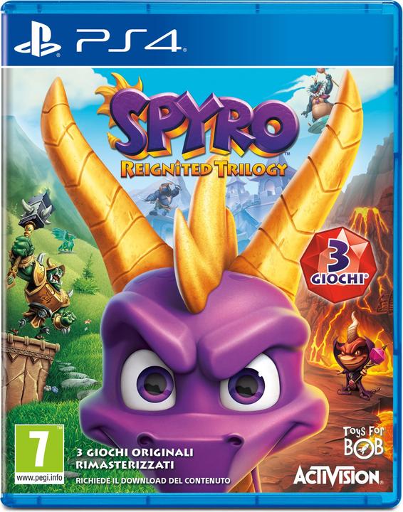 Actual product image Activision Spyro Reignited Trilogy, Playstation 4 Standard Italian (PS4, IT)