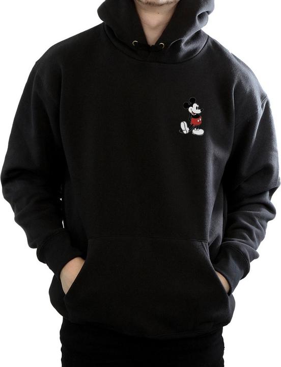 Actual product image Disney Mens Mickey Mouse Kickin Retro Chest Hoodie (3XL)