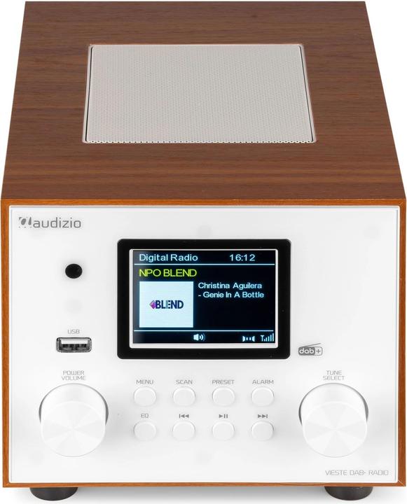 Actual product image Audizio DAB+ Radio Vieste Weiss, Radio Tuner: FM, DAB+ (FM, DAB+, Bluetooth)