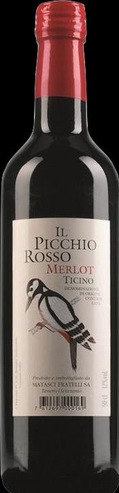 Produktbild Fratelli Matasci Merlot del Ticino DOC Il Picchio Rosso (6 x 50 cl)