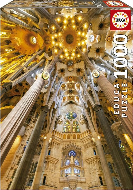 Immagine prodotto Educa Puzzle della Chiesa della Sagrada Familia con soffitto 1000T (1000 pezzi)