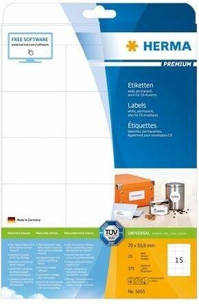 Productafbeelding HERMA Universele etiketten A4