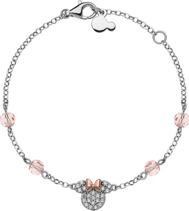 Produktbild Disney Charming Silver Minnie Mouse Bracelet BS00010TZWL-55 (14 cm, 925er Silber)