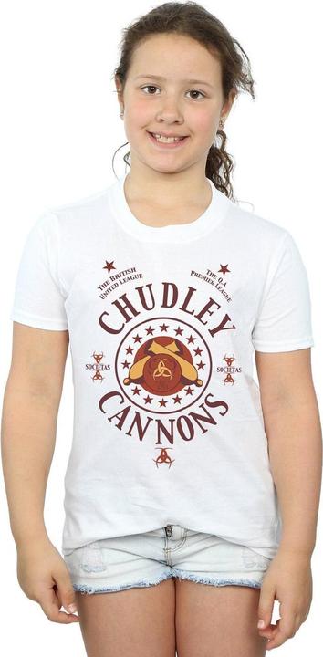 Actual product image Girls Chudley Cannons Logo Cotton T-Shirt (140, 146)