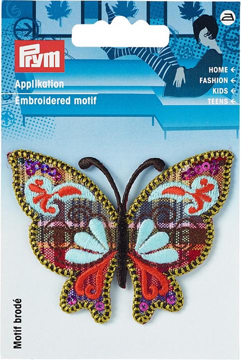 Image du produit Prym Application papillon, violet & multicolore (1 x)