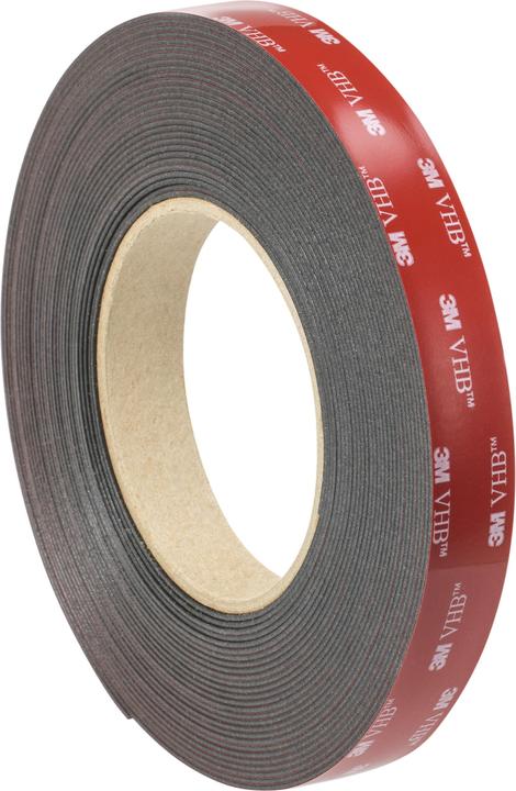 3M Nastro adesivo VHB 19 mm x 33 m, nero (19 mm)