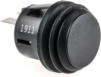 Actual product image CHERRY ZF Push Button Switch, Momentary, Panel Mount, 20.2mm Cutout, SPST, 125V ac, IP65