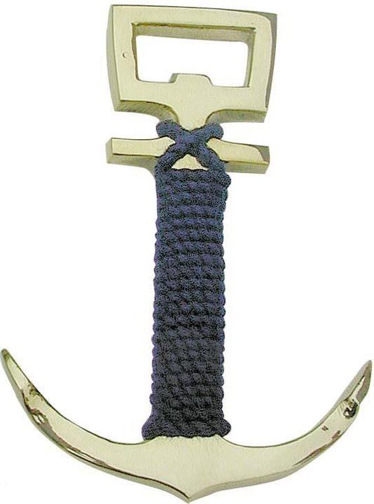 Produktbild Nautistar Anker Flaschenöffner, Messing - 11cm