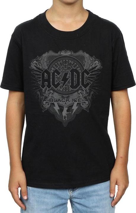 Immagine prodotto AC/DC Ragazzi, maglietta in cotone nero ghiaccio (140, 146)