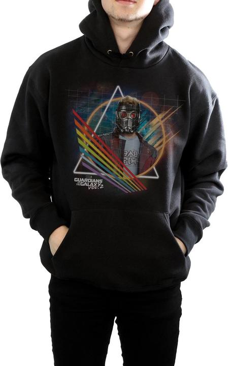 Immagine prodotto Guardians Of The Galaxy Neon Star Lord Masked Felpa con Cappuccio Uomo (XL)